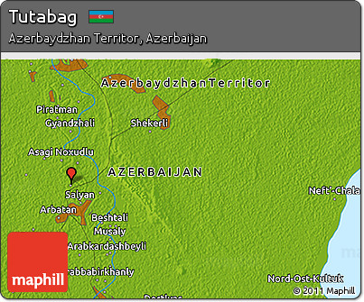 Physical 3D Map of Tutabag