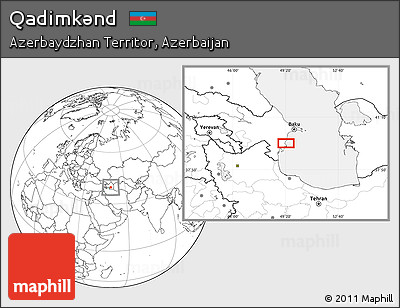 Blank Location Map of Qadimkǝnd