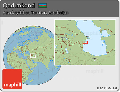 Savanna Style Location Map of Qadimkǝnd