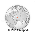 Outline Map of the Area around 39° 30' 19" N, 56° 10' 29" E, rectangular outline