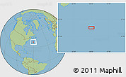 Savanna Style Location Map of the area around 39° 30' 19" N, 60° 16' 29" W