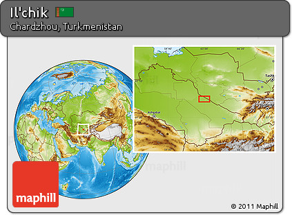 Physical Location Map of Il'chik