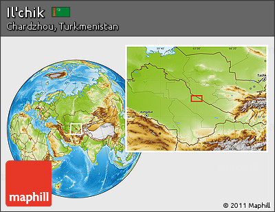 Physical Location Map of Il'chik