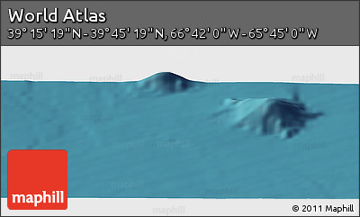 Satellite Panoramic Map of the Area around 39° 30' 19" N, 66° 13' 29" W