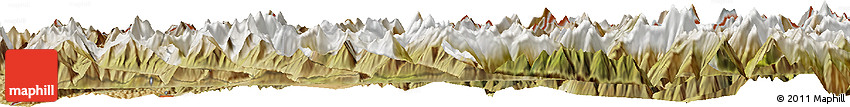 Satellite Horizon Map of Tro