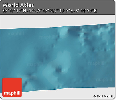 Satellite 3D Map of the Area around 39° 30' 19" N, 7° 43' 29" E