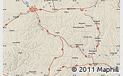 Shaded Relief Map of the area around 39° 30' 19" N, 82° 22' 30" W