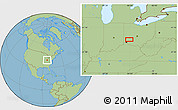 Savanna Style Location Map of the area around 39° 30' 19" N, 84° 4' 29" W