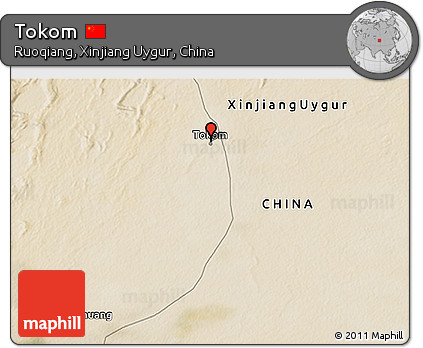 Satellite 3D Map of Tokom