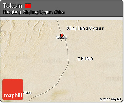 Satellite 3D Map of Tokom