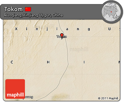 Satellite Map of Tokom