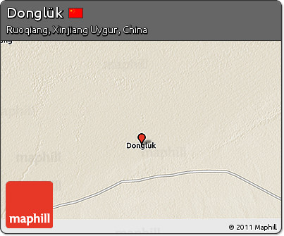 Shaded Relief 3D Map of Donglük