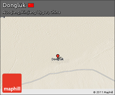 Shaded Relief 3D Map of Donglük