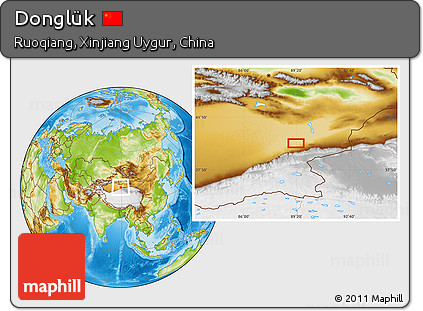 Physical Location Map of Donglük