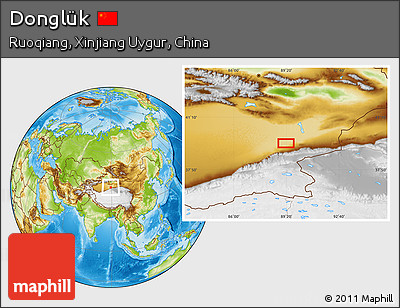 Physical Location Map of Donglük