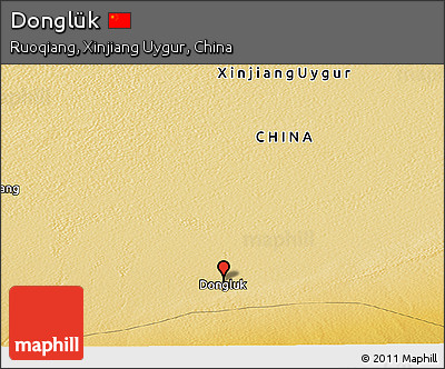 Physical Panoramic Map of Donglük