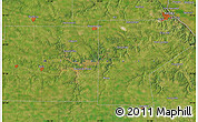 Satellite Map of Hannibal