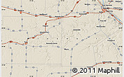 Shaded Relief Map of Hannibal