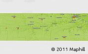 Physical Panoramic Map of Kendall