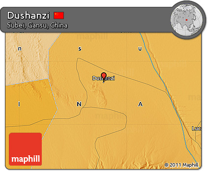 Political Map of Dushanzi