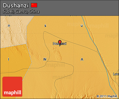 Political Map of Dushanzi