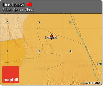 Political Map of Dushanzi