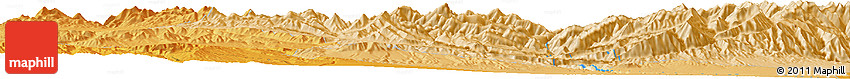 Political Horizon Map of the Area around 39° 30' 19" N, 97° 49' 29" E