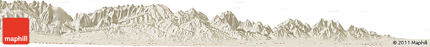 Shaded Relief Horizon Map of the Area around 39° 30' 19" N, 98° 40' 30" E Shaded Relief Horizon Map of the Area around 39° 30' 19" N, 98° 40' 30" E