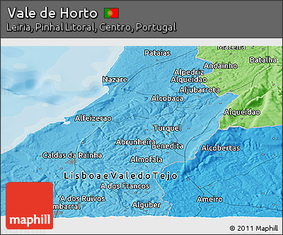 Political Panoramic Map of Vale De Horto