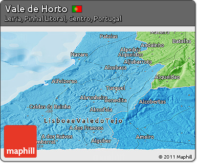 Political Panoramic Map of Vale De Horto