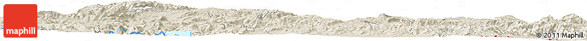 Shaded Relief Horizon Map of the Area around 39° 57' 6" N, 0° 46' 30" W Shaded Relief Horizon Map of the Area around 39° 57' 6" N, 0° 46' 30" W