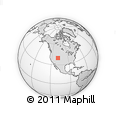 Outline Map of the Area around 39° 57' 6" N, 108° 43' 29" W, rectangular outline