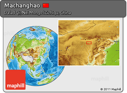 Physical Location Map of Machanghao