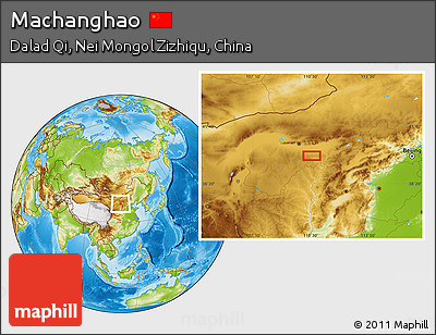 Physical Location Map of Machanghao
