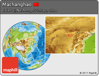Physical Location Map of Machanghao