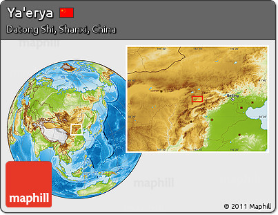 Physical Location Map of Ya'erya