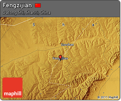 Physical Map of Fengzijian