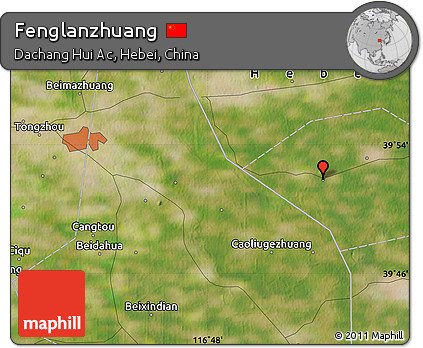 Satellite Map of Fenglanzhuang
