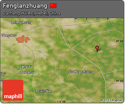 Satellite Map of Fenglanzhuang