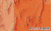 Political Map of the area around 39° 57' 6" N, 116° 22' 30" W