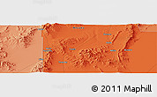 Political Panoramic Map of the area around 39° 57' 6" N, 116° 22' 30" W