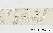Shaded Relief Panoramic Map of the area around 39° 57' 6" N, 116° 22' 30" W