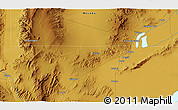 Physical 3D Map of the area around 39° 57' 6" N, 118° 55' 30" W