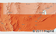 Political 3D Map of the area around 39° 57' 6" N, 118° 55' 30" W