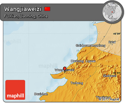 Political Map of Wangjiaweizi
