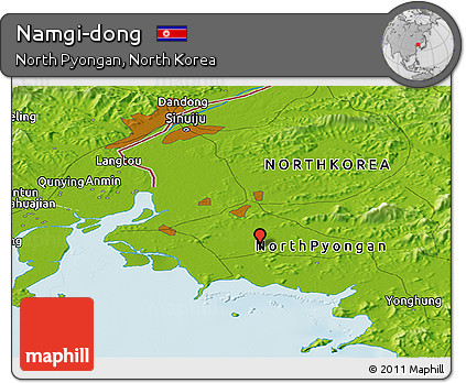 Physical Panoramic Map of Namgi-dong