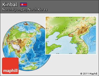 Physical Location Map of Kinbal