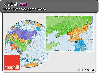 Political Location Map of Kinbal