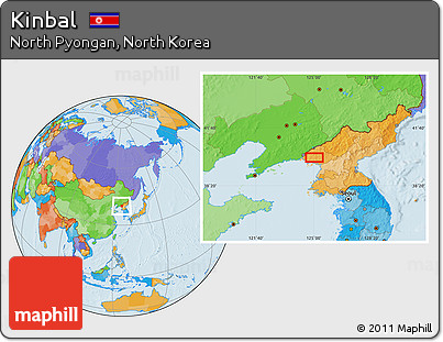 Political Location Map of Kinbal