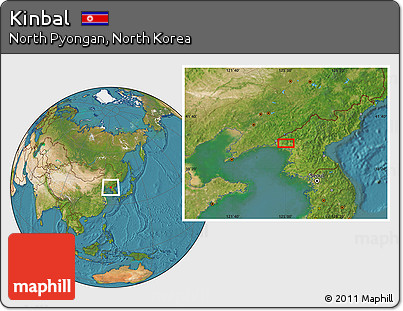 Satellite Location Map of Kinbal